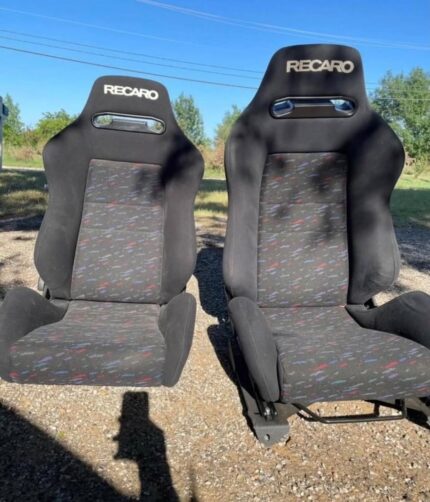 SR3 confetti Lemans seat , fresh with clean bolsters , comes with Ek rails