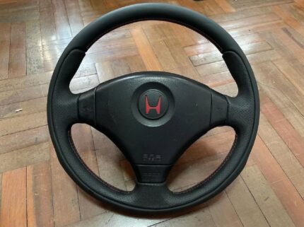 EK9 Momo SRS Steering Wheel JDM CIVIC Type R CTR Red stitching EK 96-00 EK4