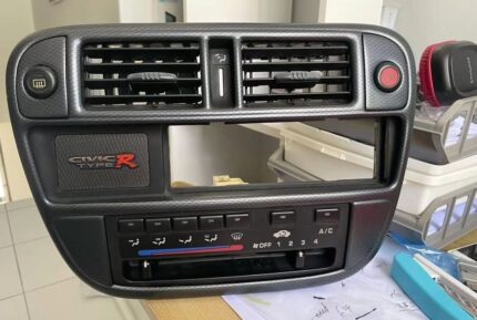 carbon AC control panel with CTR badge.
