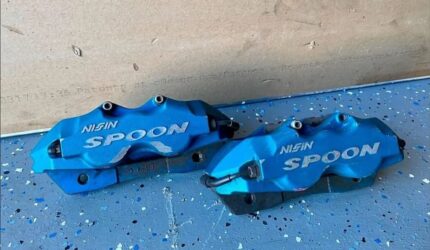 Used but in good condition Spoon sports twin block callipers