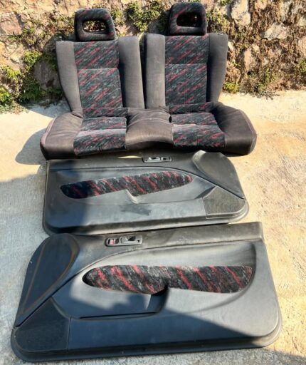FS rear set + doortrim ek4 hatchback batik merah