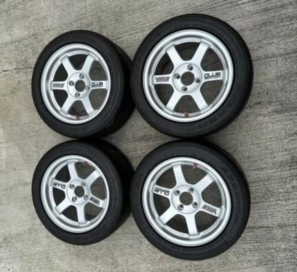 clean set of club edition te37’s in 15x8+35 4x100 comes with fallen 660’s in 225/45/15#te37.