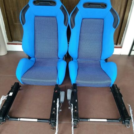 SR3 Blue Tom Cat Recaro seats with Rails