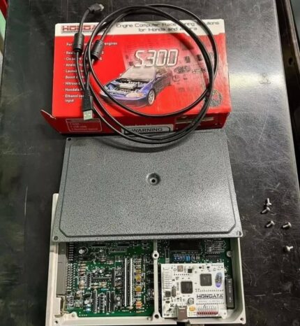 HA Motorsports ECU w/ Hondata S300 V3 & boost by gear added. Not your standard old ECU.