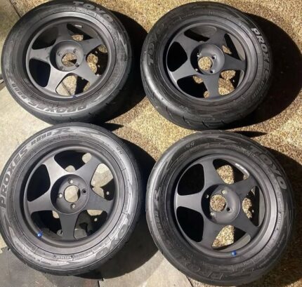 A set of 4x100 16x7 set of OG spoon wheels
