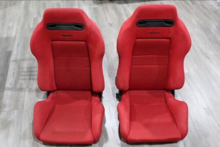 JDM RECARO SRD - RED w/ Black Stitching Seats do not come with rails!