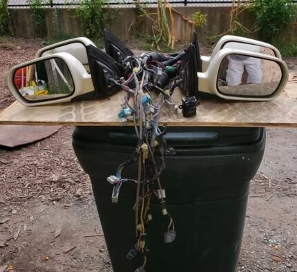 Dc5 jam type r power folding mirrors with harness switch pigtail